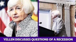 Sec. Yellen: A recession ‘is not what we’re seeing right now’