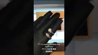 PT 1ct custom wedding ring cat lovers  貓咪愛侶