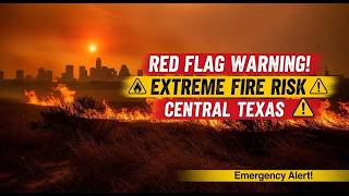 Central Texas on Fire Alert Red Flag Warning Explained!