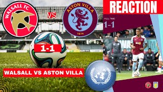Walsall vs Aston Villa 1-1 Live Stream preseason Friendly Football Match Commentary Score Highlights