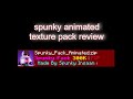 i review spunky animated texture pack in pojav launcher