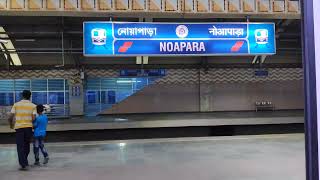 KOLKATA metro 🚇 rail night journey 4k , noapara, baranagar, dakshineswar.