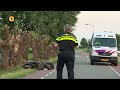 in steenbergen is een motorijder verongelukt.