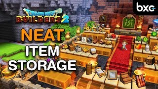 Some NEAT \u0026 TIDY Item Storage Solution | Dragon Quest Builders 2