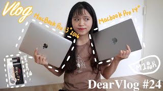 [Vlog 2022] MacBook Pro 14 M1晶片開箱 小失望🥲確診日記下集✨乾拌麵：一次有兩個口味！伴天下鴛鴦乾拌麵🍜｜DearVlog 24｜DearPuffyShen