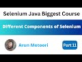Different Components of Selenium (Selenium Java Biggest Course - Part 11)