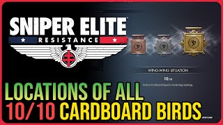 All 10 Cardboard Pigeons Sniper Elite Resistance – Wing Wing Situation Medal