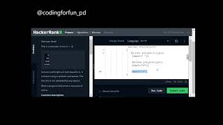 Hackerrank Easy Level : Staircase Problem