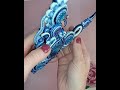 Сутажный комплект blue. shorts diy handmade сутаж soutache video blue синий