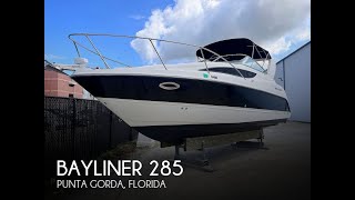 [SOLD] Used 2008 Bayliner 285 Ciera Sunbridge in Punta Gorda, Florida