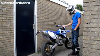 Yamaha YZ400F original silencer vs LeoVince X3 Slip on silencer