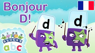 @AlphablocksFrancais  - Bonjour, D ! | Apprendre l'anglais