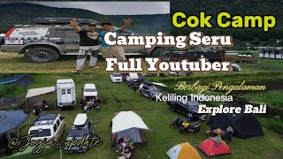 Camping bersama Kelana Bentala, Road Trip Indonesia, Kool Trip Bli Bobby SID, dll di Cok Camp Bali