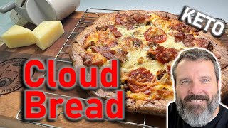 Low Carb Cloud Bread Pizza Recipe | Teach a Man to Fish