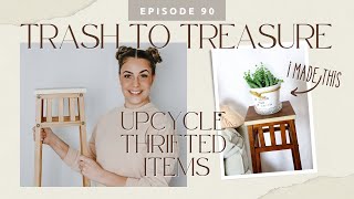 Upcycle Thrifted Items Ι DIY Trash To Treasure Ideas Ι Thrift Store Transformations Ι Thrift Flip