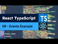 Event Handling With React Typescript