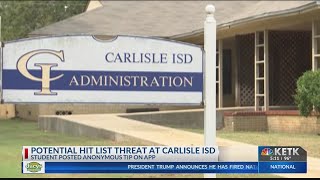 Police investigating after Carlisle ISD learns of student's \