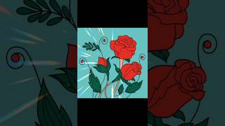 how to rose drawing🌹how to make a rose#rose#art #drawing