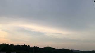 ウェザーリポート動画0620@千葉茂原【PM18:15分頃】夕暮れの空