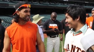 Angel Pagan loves Manny Pacquiao