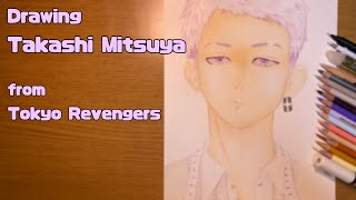 【Speed Drawing】色鉛筆で東京卍リベンジャーズ 三ツ谷隆を描いてみた / Drawing Takashi Mitsuya from Tokyo Revengers