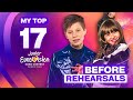 Junior Eurovision 2024: MY TOP 17 (Before the Rehearsals)