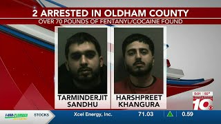 VIDEO: DPS: 2 arrested after troopers find fentanyl during traffic stop in Oldham County
