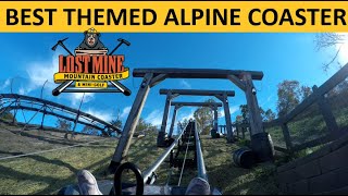 Lost Mine Mountain Coaster POV - Newest and Best Theme Alpine Coaster in the Smokies!