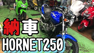 【納車】ホンダホーネット250納車！【高校生ライダー】【モトブログ】