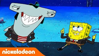 SpongeBob | Nickelodeon Arabia | الاقتراب من القروش الضخمة | سبونج بوب