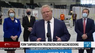Frustration over Ontario's COVID-19 vaccine booking system