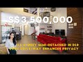 3.5 storey semi-detached in Serangoon with a rare long driveway! | Ardisia Garden | JNA Unlocked 123