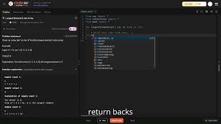 Find the Largest element in an array using python