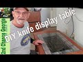 Faded Blue Jean Series By Rough Ryder Knives: The Ultimate diy display table Set-up #knives