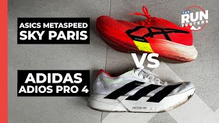 Adidas Adios Pro 4 vs ASICS Metaspeed Sky Paris: Which is the best carbon race shoe for you?