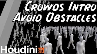Introduction to Crowds: Avoiding Obstacles in Houdini