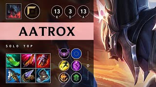 Aatrox Top vs Rakan: Triple Kill, Legendary - EUW Master Patch 14.23