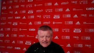 Chris Wilder - Sheffield United v Liverpool - Pre-Match Press Conference