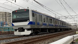 2022/06/14 南浦和駅周辺をef81 141牽引e531系at出場が通過