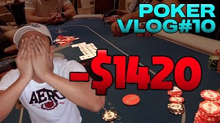 Big Blind didn't chop, so we go ALL-IN! $2700 pot! Avoiding TILT | 2-5 NLH | Poker Vlog #10