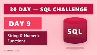 DAY 9 | String & Numeric Functions | 30 Day SQL Challenge | #sql #dataanalytics #dataengineering
