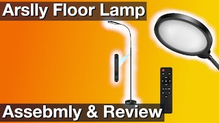 Arslly 24W LED Floor Lamp (Unboxing and Setup)