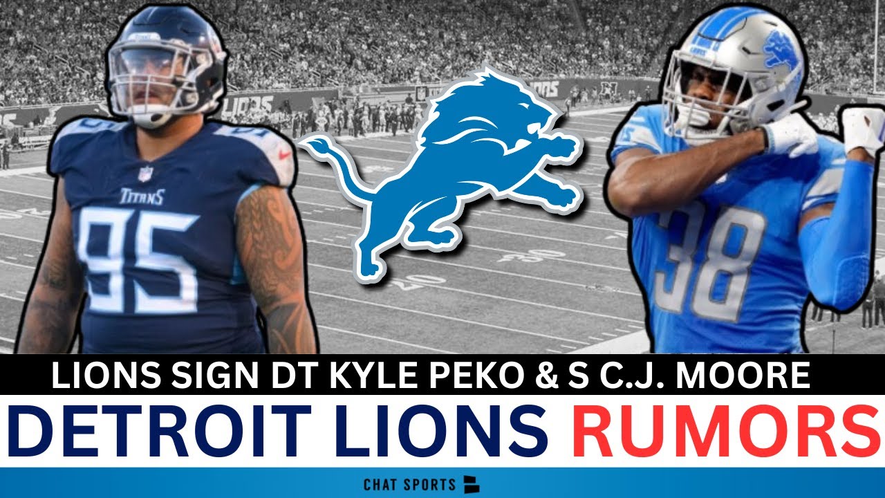 Lions Rumors On Signing Bud Depree, Kyle Peko & C.J. Moore, Packers ...