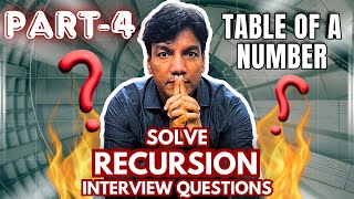 Unleash the Power of Recursion: Print Multiplication Table in Java! | Easy & Fun Guide | Episode-7
