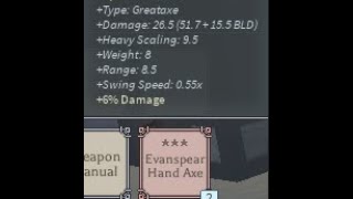 3 STAR DMG EVANSPEAR AXE! | Deepwoken