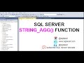 String_Agg() Function in SQL Server