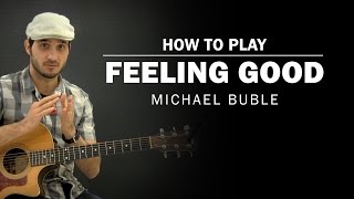 Feeling Good (Michael Buble) | How To Play | Beginner Guitar Lesson