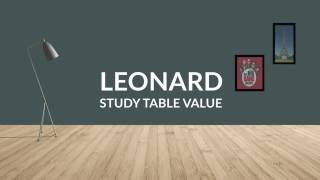 Study Room Essentials - Leonard Study Table on Rent