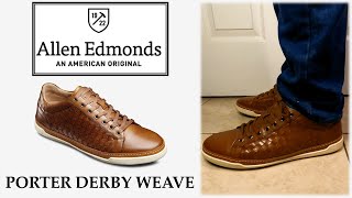 Allen Edmonds Porter Derby Weave Leather Sneaker