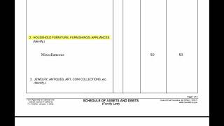 How to Complete California Divorce Form Schedule of Assets and Debts, FL-142